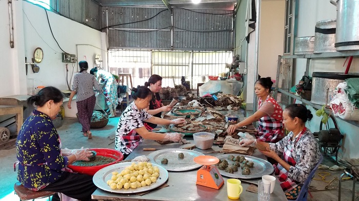 Ninh Giang là làng nghề làm bánh gai lâu đời ở Hải Dương